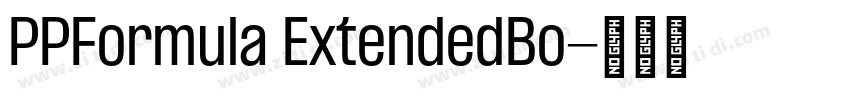PPFormula ExtendedBo字体转换